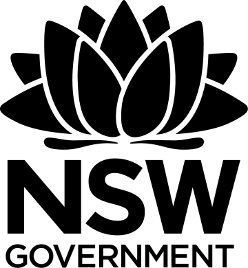 NSWGov_Warratah_Primary_BLACK RGB logo
