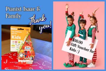Kids Gift Voucher valued at $30.00!