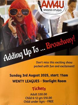 Event Poster showing a man in drag working in a call centre
